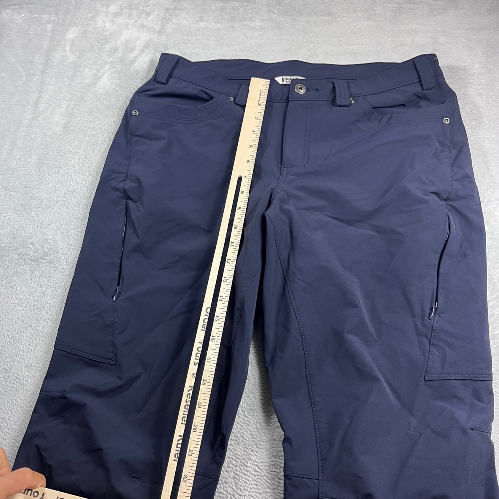 Duluth Trading Co Flexpedition Bootcut Pants Navy Blue 14x33 Hiking Work 95704 - Picture 7 of 13
